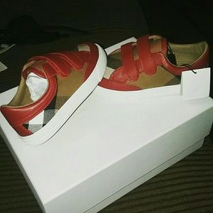 Burberry sneakers little girls toddler